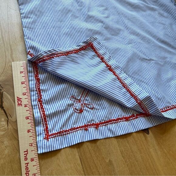 GRETCHEN SCOTT TUNIC SWIM COVERUP SAILOR NAUTICAL COASTAL GRANDMA NWT WOMENS M - Picture 11 of 13